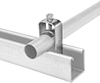 Narrow-Space Strut-Mount Metal Routing Clamps