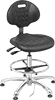 Adjustable-Height Static-Control Stools with Backrest