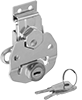 Turn-to-Open Keyed Draw Locks
