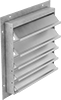 Adjustable-Blade Wall-Mount Louvers