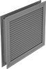 Fixed-Blade Door-Mount Louvers