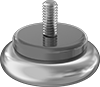 Easy-Slide Rigid Leveling Mounts with Threaded Stud