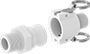 Cam-and-Groove Garden Hose Couplings