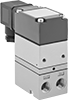 DIN-Mount Electronically-Controlled Precision Compressed Air Regulators