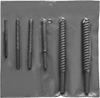 Chip-Clearing Carbide-Tipped Drill Bit Sets for Masonry and Concrete