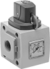 Safety Lockout Valves for ASCO Modular Compressed Air Filter/Regulator/Lubricators (FRLs)