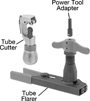 Image of Product. Front orientation. Contains Annotated. Tube Flarers. Hand-Held Tube Flarers for 45° Flares , Style E.