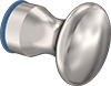 Sanitary Threaded-Hole-Mount Pull Knobs