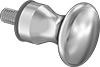 Sanitary Threaded-Stud-Mount Pull Knobs