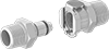 Plastic Quick-Disconnect Tube Couplings for Air and Water