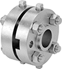 Flow-Control Flange Unions