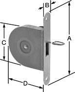 Image of Product. Front orientation. Contains Annotated. Window Balancers. Side-Mount Window Balancers.