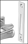 Image of Product. Front orientation. ZoomedIn view. Contains Border. Window Latches. Latches for Swing-Open Windows.