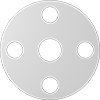 Ultra-Chemical-Resistant Compressible Reinforced ePTFE Pipe Gaskets with Bolt Holes