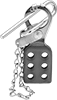 Pry-Resistant Interlocking-Hasp Valve Lockout with Chain