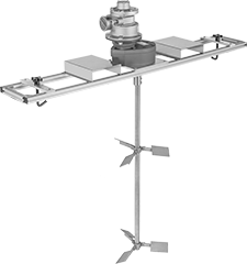 Image of Product. Front orientation. Mixers. Air-Powered Mixers for Intermediate Bulk Containers, 2 Propellers.