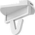 Image of Product. Front orientation. Ceiling Tile Hangers. Style E.