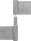 Image of Product. Front orientation. Hinges. Surface-Mount Lift-Off Hinges, Style 2 without Mounting Holes.