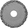 Image of Product. Front orientation. Rotary Tool Blades. Dremel-Compatible Rotary Tool Blades for Composites and Fiberglass.