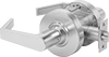 Self-Locking Door Handles without Lock Cylinders