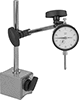 Mitutoyo Dial Plunger-Style Variance Indicators with Magnetic-Base Holder