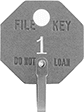 Image of Product. Control Key Tag. Front orientation. For Control Key.