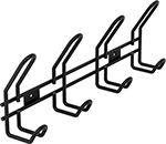 Image of Product. Front orientation. Hanging Hooks. Hanging Hook Racks, Style B.