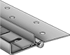 Edge-Mount Full-Length Entry Door Hinges