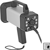 Image of Product. Back orientation. Contains Annotated. Stroboscopes. Heavy Duty Plug-In Stroboscopes with Certificate of Calibration.