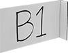 Flange-Mount Blank Signs