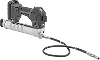 Image of Product. Front orientation. Grease Guns. Battery-Powered Pistol-Grip Grease Guns.