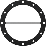 Image of Product. Front orientation. Heat Exchanger Gaskets. For 2-Pass Heat Exchangers.