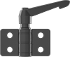 Lever-Locking Indexing Hinges