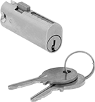 Image of Product. Front orientation. Drawer and Cabinet Deadbolt Locks. Rectangular Latch Bolt.