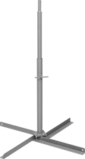 Image of Product. Floor-Mount Stand for Wire, Cable, and Hose. Front orientation. Wire, Rope, and Cord Length Measurers. Build-Your-Own Wire, Rope, and Cord Length Measurers, Stands, For Hose, For Cable, For Wire, Floor Mount.