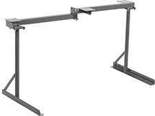 Image of Product. Floor-Mount Stand for Cords, Rope, and Wire. Front orientation. Wire, Rope, and Cord Length Measurers. Build-Your-Own Wire, Rope, and Cord Length Measurers, Stands, For Cords, For Rope, For Wire, Floor Mount.