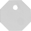 Image of Product. Front orientation. Tags. Weather-Resistant Cardstock Write-On Tags, Octagon.