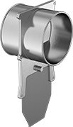 Image of Product. Front orientation. Duct Blast Gates. Blast Gates for Quick-Disconnect Duct.
