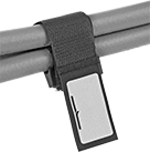 Image of ProductInUse. Front orientation. Hook and Loop Straps. Hook and Loop Straps with ID Tag, Straps with Buckle.