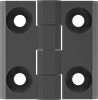 Surface-Mount Hinges with Holes