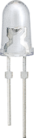 Image of Product. Front orientation. Light Bulbs. Wire-Terminal-Base Miniature Light Bulbs, Infrared LED.