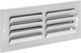 Image of Product. Front orientation. Registers. Wall/Ceiling Registers, One-Way Airflow.
