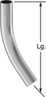 Image of Product. Push-In Connection. Front orientation. Contains Annotated. Conduit and Fittings. Thin-Wall (EMT) Metal Conduit and Fittings, 45° Elbow, Connector Fitting, Push-In Conduit Connection.