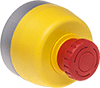 High-Visibility Plastic Emergency Stop Enclosed Push-Button Switches