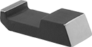 Image of Product. Front orientation. Rivet Tool Bucking Bars. 3 15/16" Overall Length.