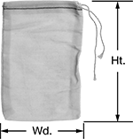 Image of Product. Front orientation. Contains Annotated. Drawstring Bags. Cotton Drawstring Bags.