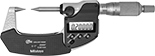 Image of Product. Front orientation. Outside Micrometers. Digital Outside Micrometers for Small Holes, Grooves, and Keyways.