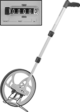 Image of Product. Front orientation. Contains Inset. Measuring Wheels. Style D.