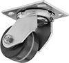 High-Capacity Nonmarking High-Temperature Casters with Phenolic Wheels