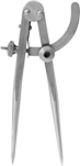 Image of Product. Front orientation. Layout Compasses. Large-Circle Scribing Compasses.
